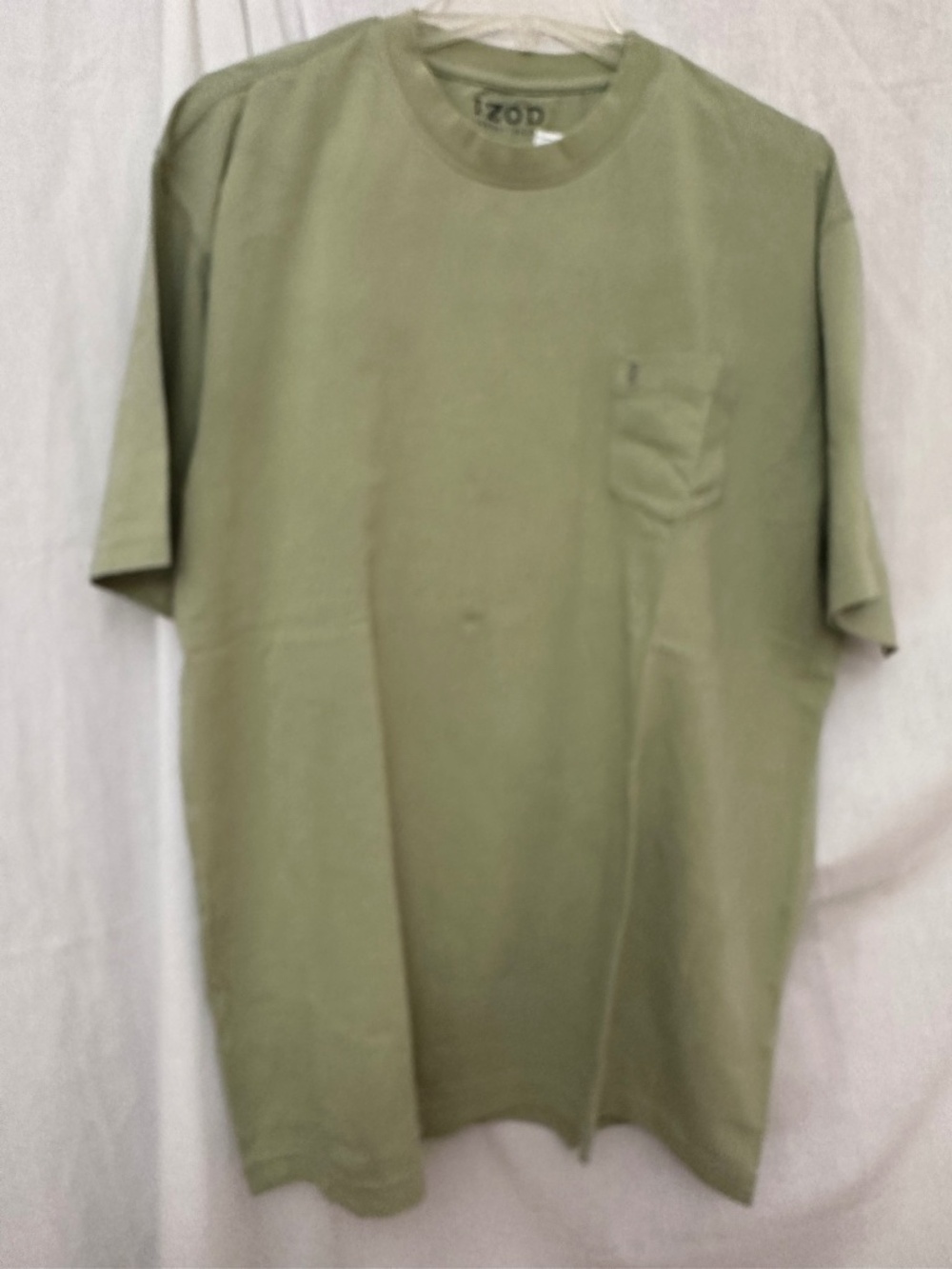 IZOD men's T-shirt, XL khaki green